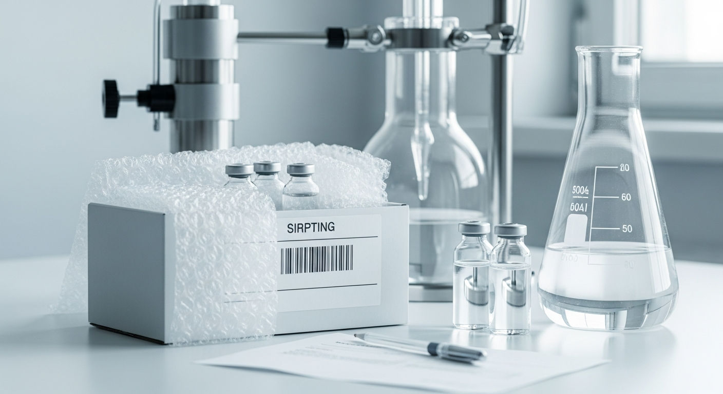 Probeneinsendung – Versandbox mit Vials