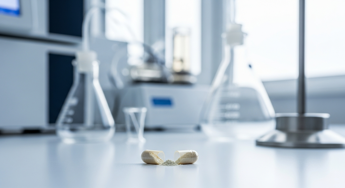 Wirkstoffgehalt-Analyse NEM – Kapsel mit HPLC