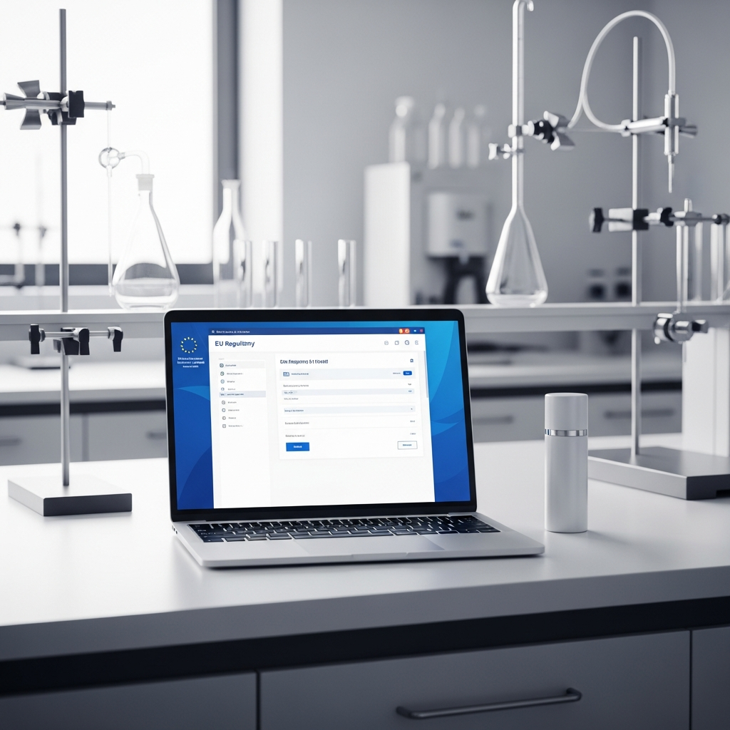 Notifizierung – EU-Portal-Mockup